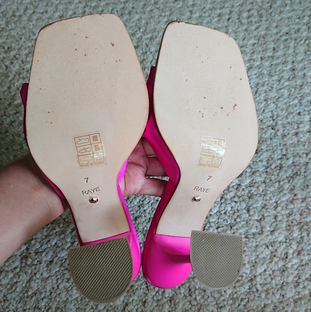 Revolve RAYE Alexus Heel in Fuschia pink size 6.5 - Picture 12 of 12